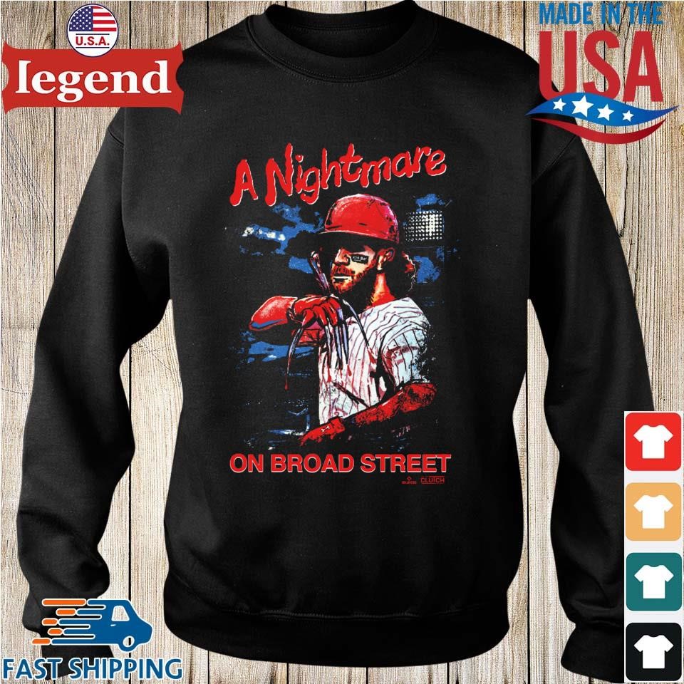 A Nightmare On Broad Steet Bryce Harper Shirt, hoodie, sweater