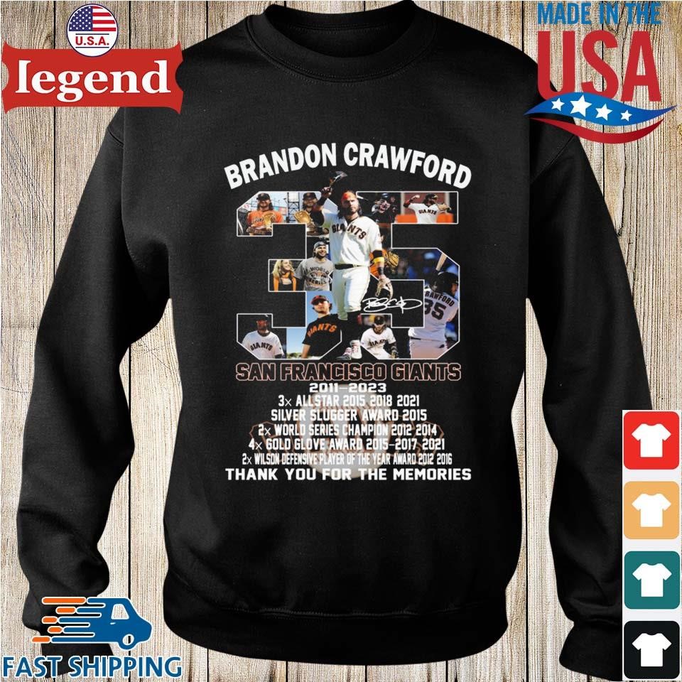 Brandon Crawford San Francisco Giants T-Shirt, hoodie, sweater, long sleeve  and tank top