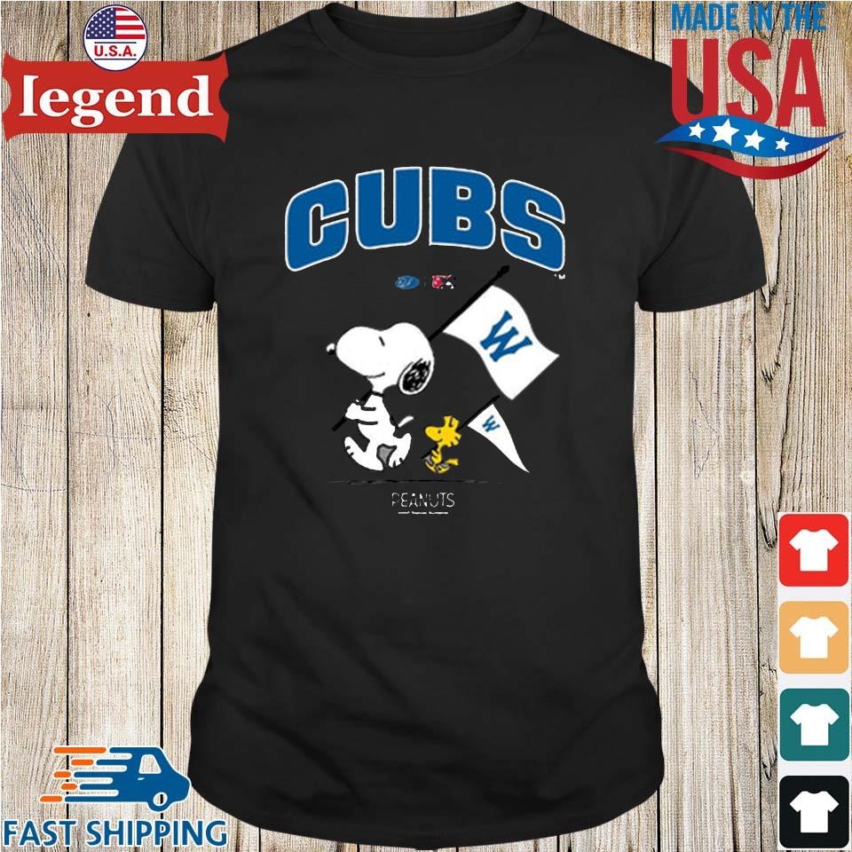Chicago Cubs Peanuts W Flag T-shirt,Sweater, Hoodie, And Long