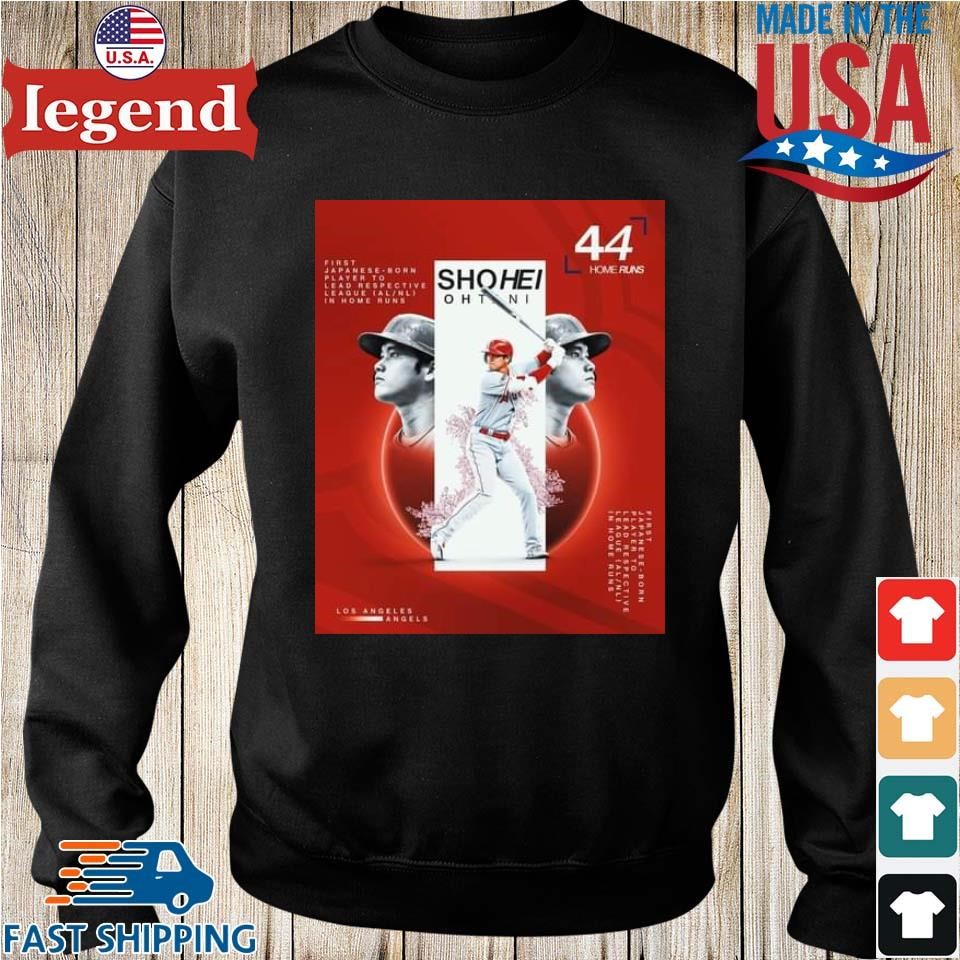 Congratulations Shohei Ohtani Is The First Japanese-born Player To Lead  Respective League Al Nl T-shirt,Sweater, Hoodie, And Long Sleeved, Ladies,  Tank Top