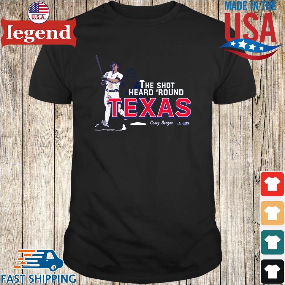 Corey Seager The Shot Heard Round Texas Mlbpa T-shirt