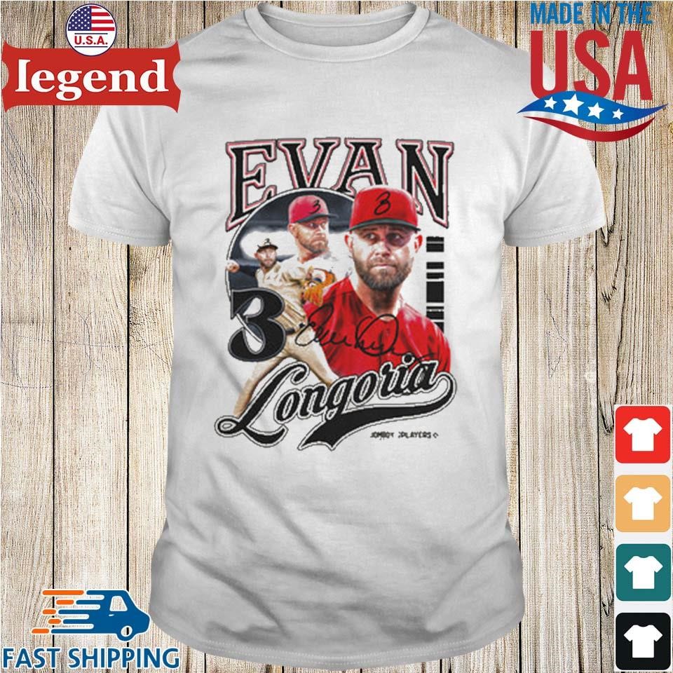 Evan Longoria Arizona Diamondbacks Series Vintage Signature T-shirt