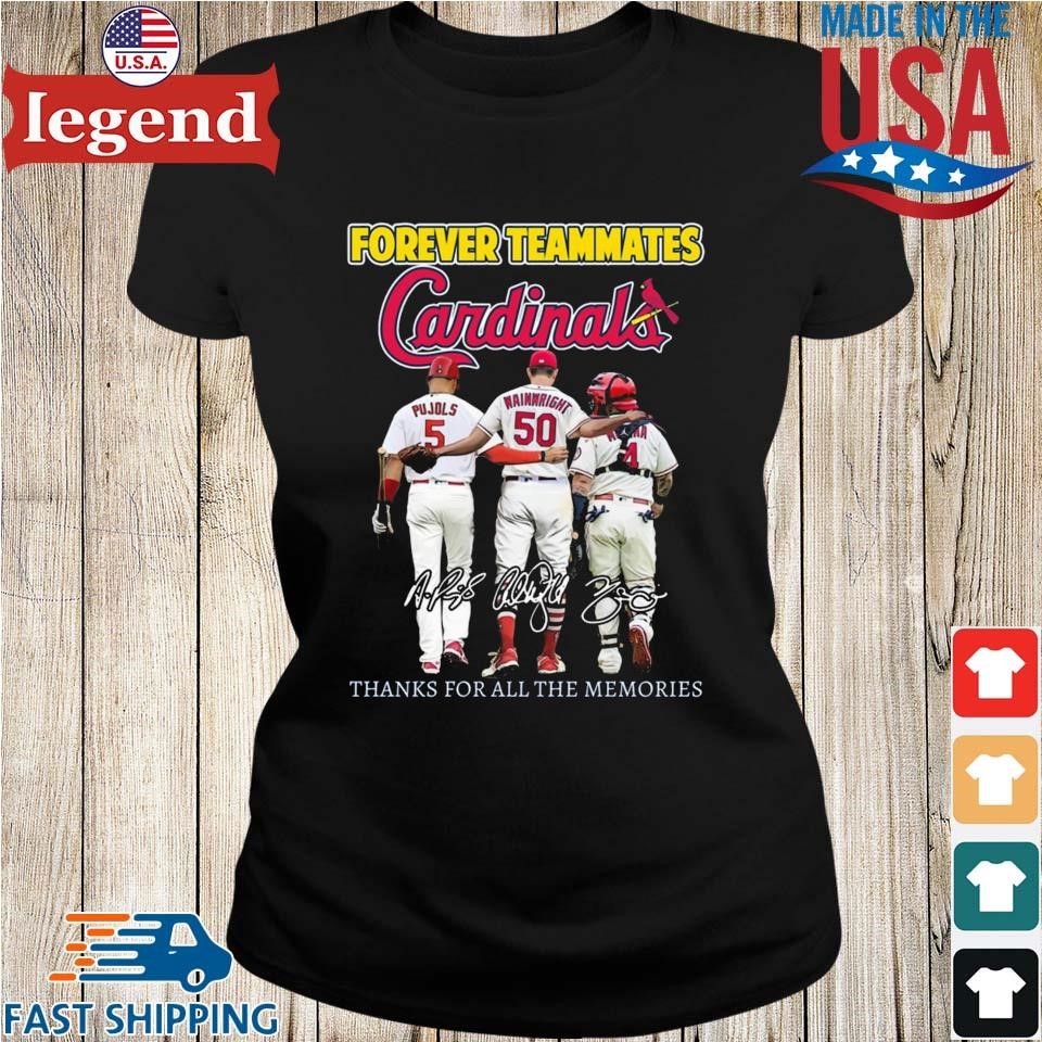 Official forever Teammates St Louis Cardinals Thanks For All The Memories  Shirt, hoodie, sweater, long sleeve and tank top