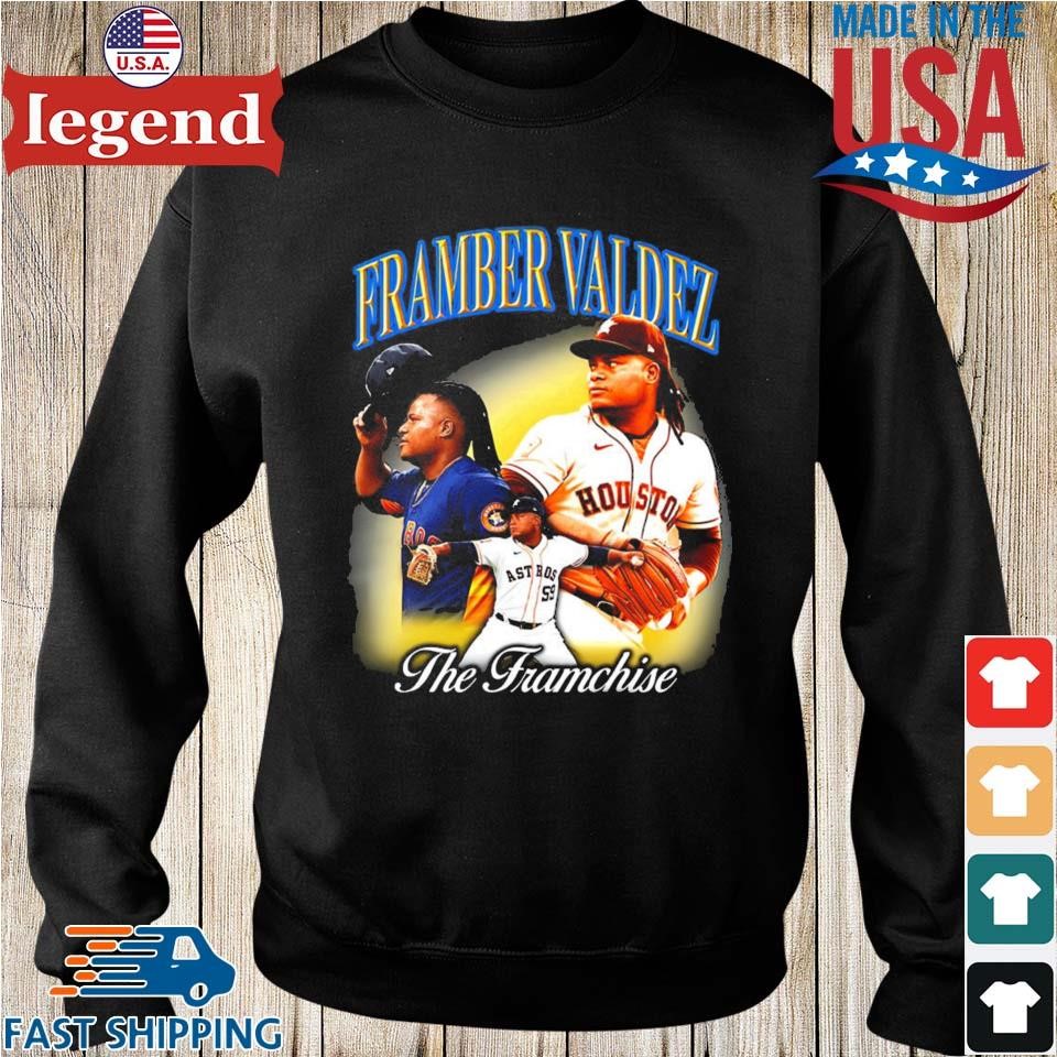 Framber Valdez The Franchise Houston Astros Graphic T-shirt,Sweater,  Hoodie, And Long Sleeved, Ladies, Tank Top
