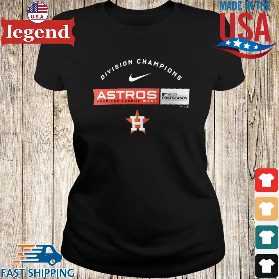 Houston Astros Nike 2023 Al West Division Champions T-shirt,Sweater,  Hoodie, And Long Sleeved, Ladies, Tank Top