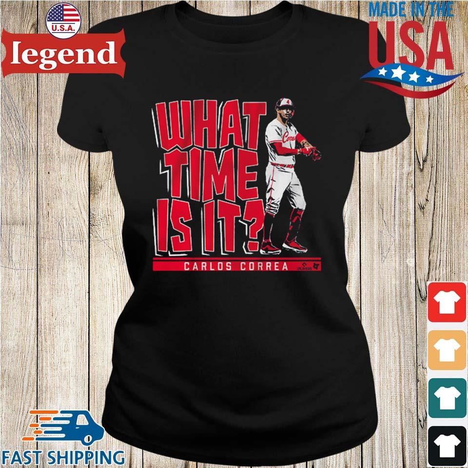 Minnesota Twins Carlos Correa What Time Is It T-shirt,Sweater