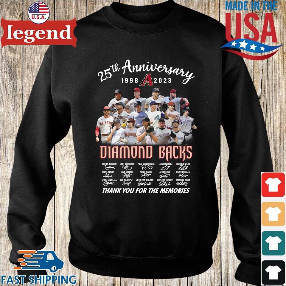 Original Arizona Diamondbacks 25th Anniversary 1998-2023 Thank You