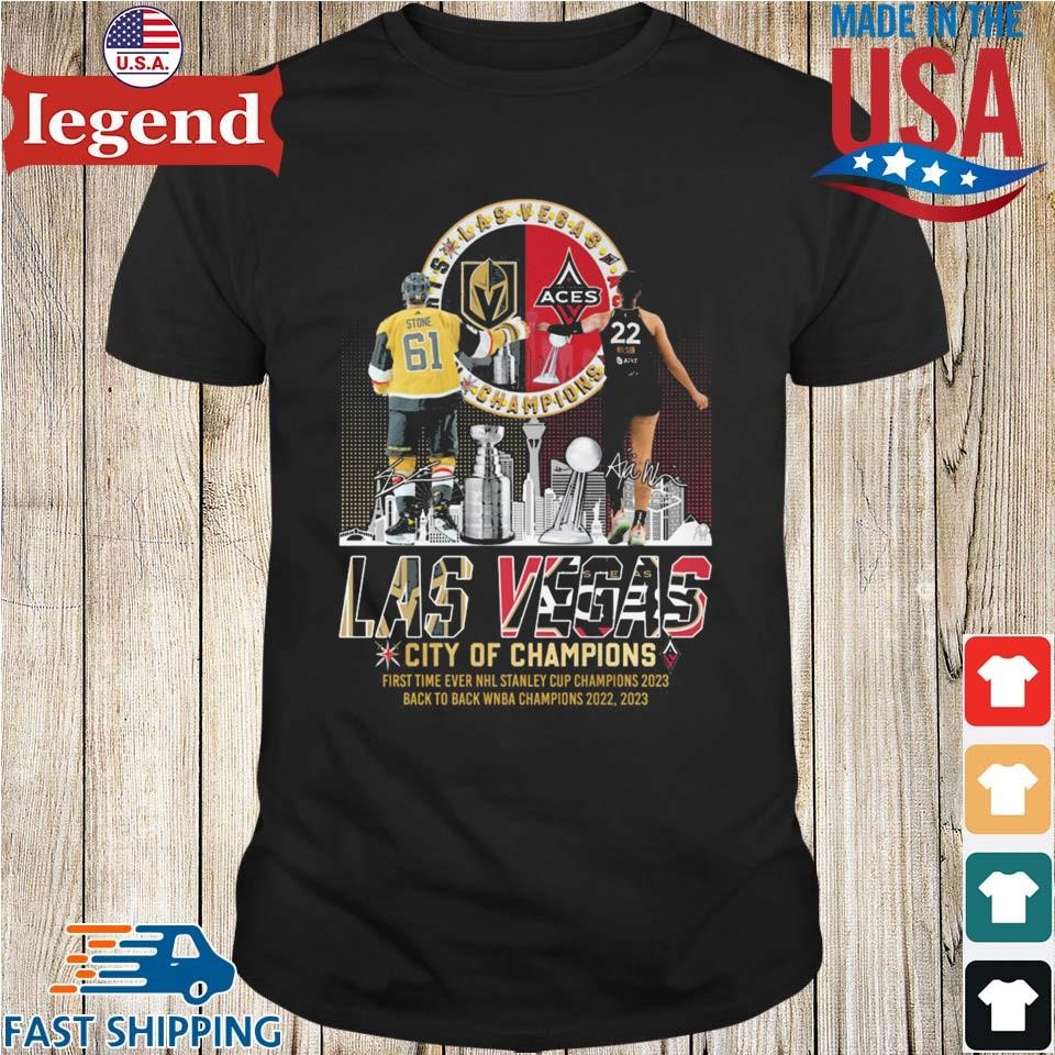 Las Vegas City Of Champions Stanley Cup And WNBA Champions Shirt -  TeeBlissful