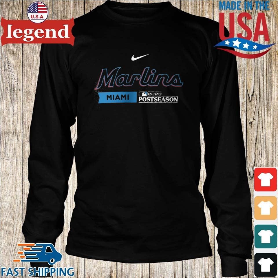 Nike Men's 2023 Postseason Miami Marlins Authentic Collection T-Shirt