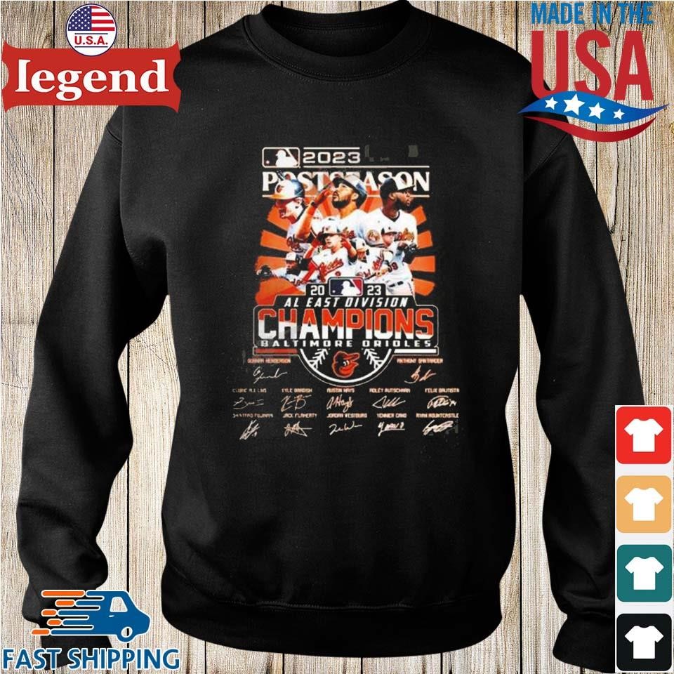 Vintage Orioles Al East Champions Shirt 2023 Postseason Baltimore Orioles  Al East Division Champions Signatures Shirt - Trendingnowe