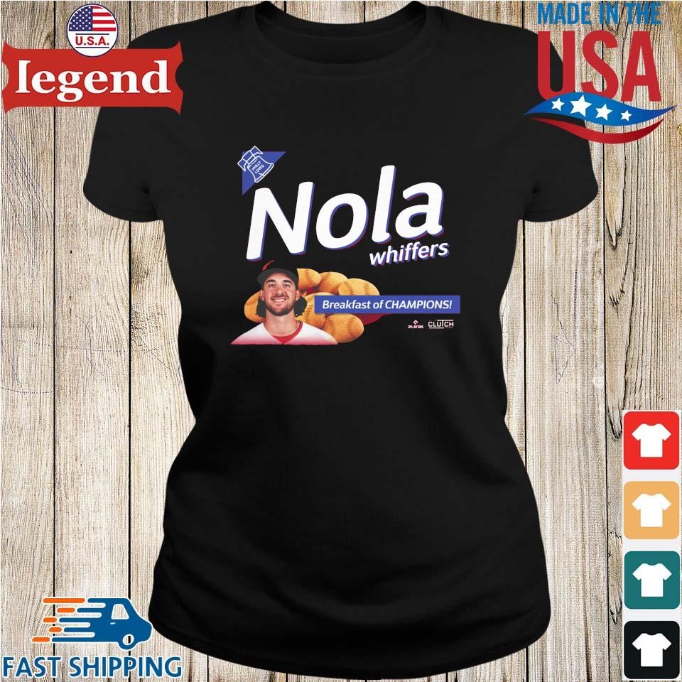 Best aaron Nola Philadelphia Phillies name and number MLBPA shirt