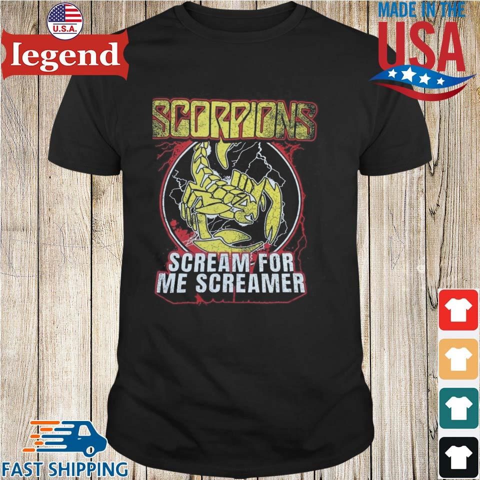 Scorpions Scream For Me Screamer T-shirt,Sweater, Hoodie, And Long Sleeved,  Ladies, Tank Top