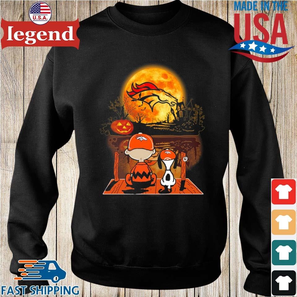 A Happy Christmas With Denver Broncos Snoopy Unisex Jersey Tee 