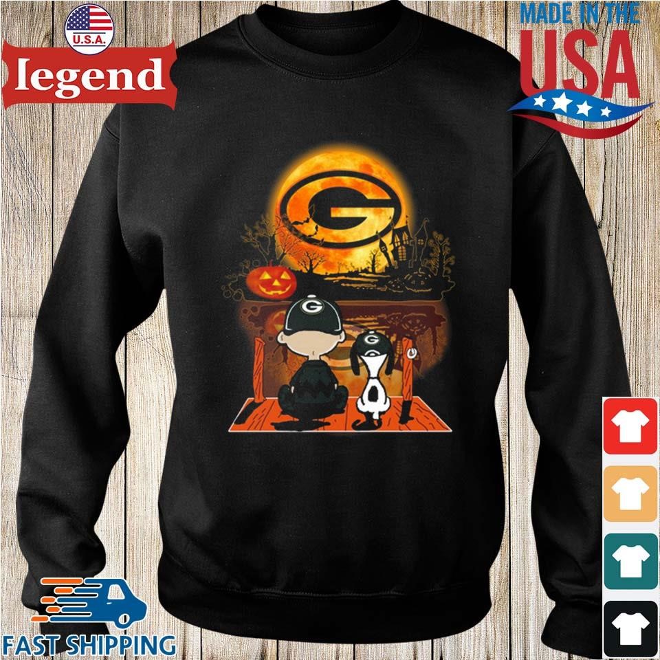 A Happy Christmas With Green Bay Packers Snoopy Unisex Jersey Tee 