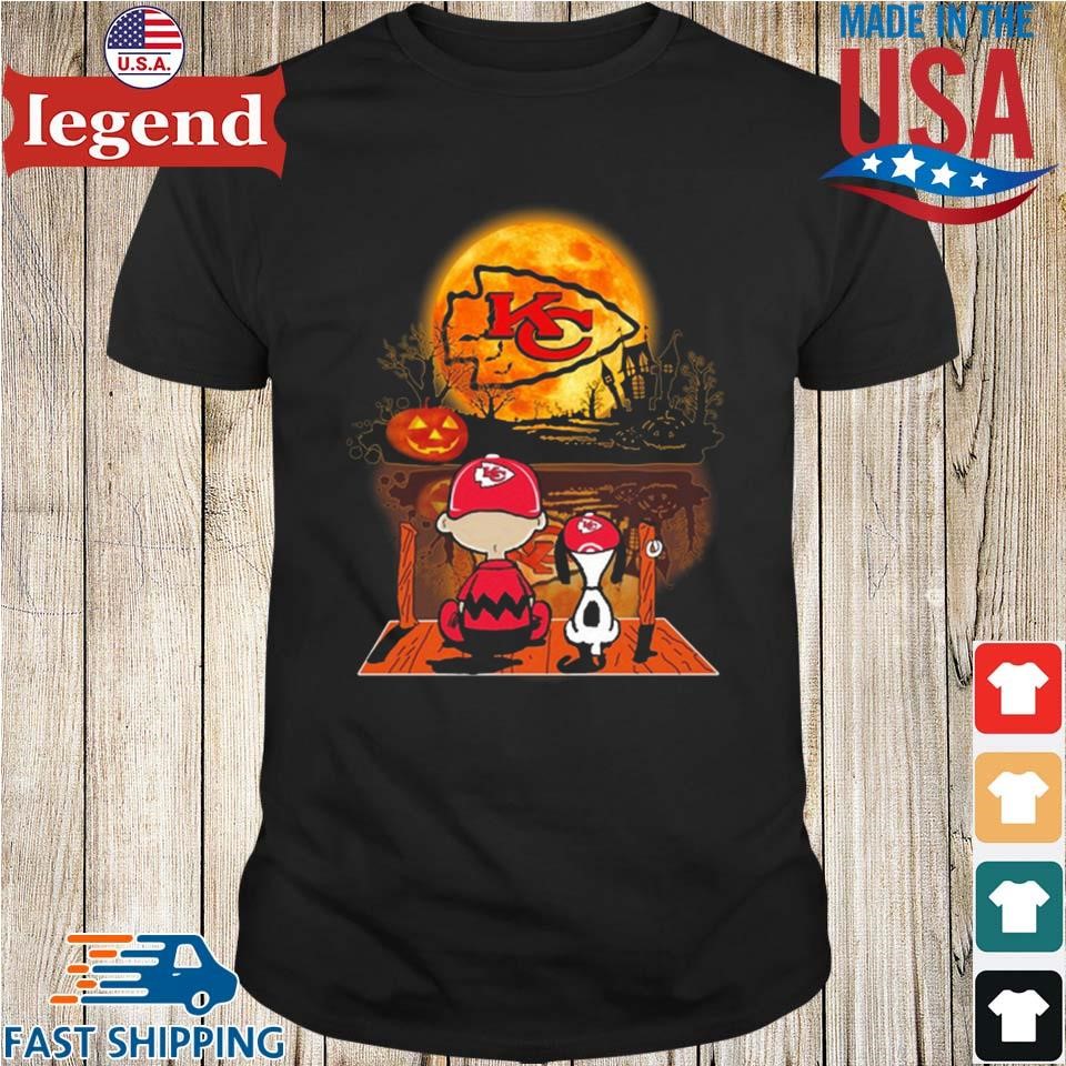 Kansas City Chiefs Snoopy And Charlie Brown Fan Shirt