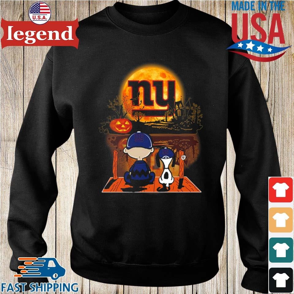 New York Giants Neutral Colour Logo Long Sleeve T-Shirt - Mens