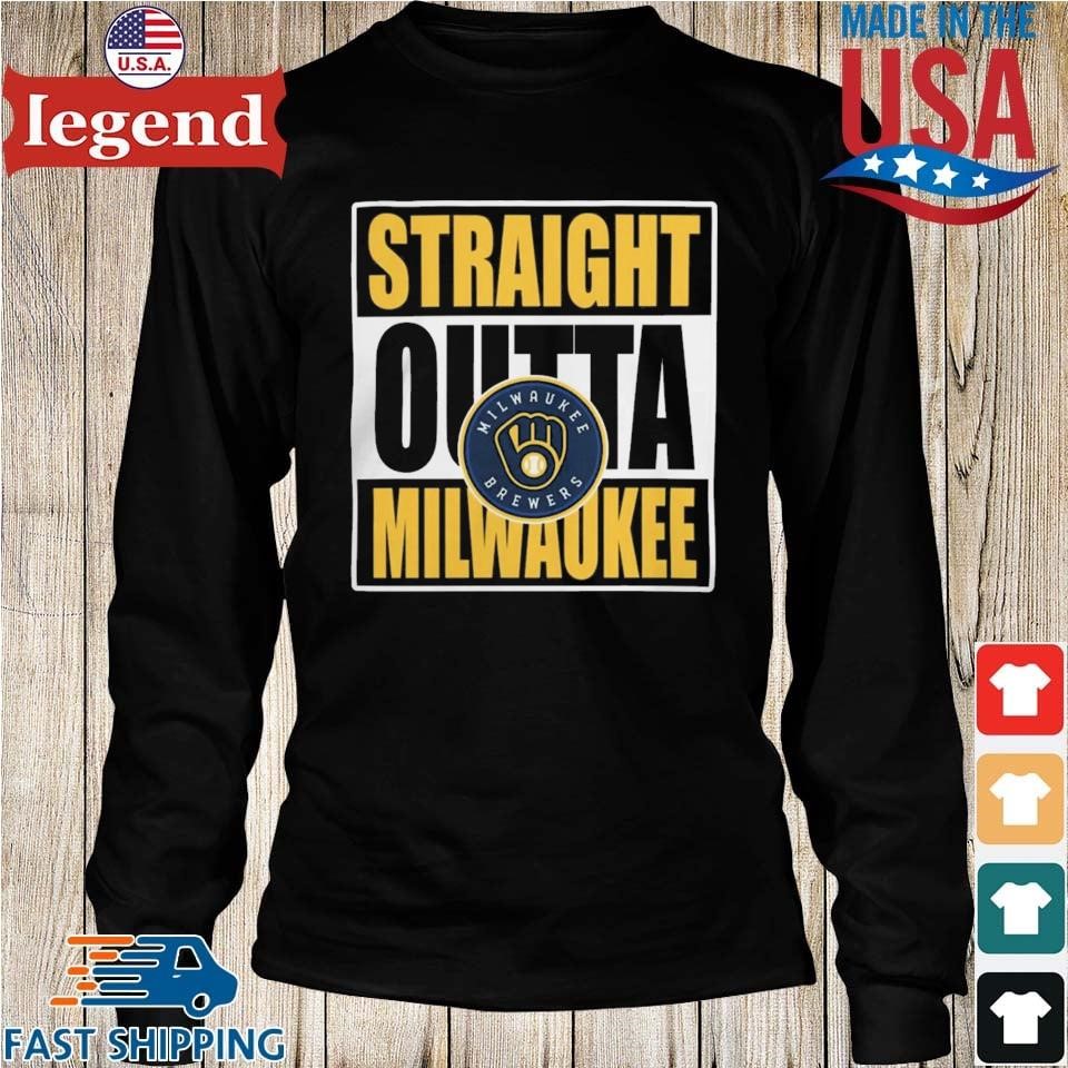 Vintage YOUTH Milwaukee Brewers Logo 7 T-Shirt Size Kids Medium 10