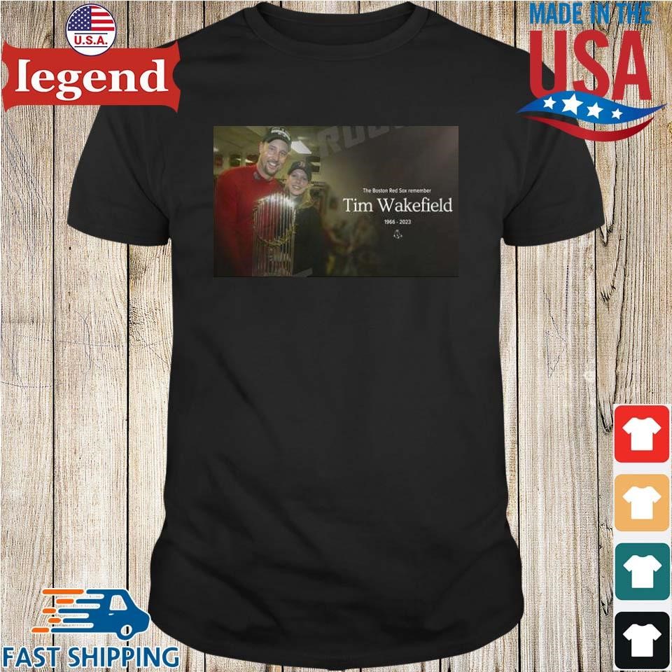 Remembering Red Sox Legend Tim Wakefield 1966 2023 T Shirt