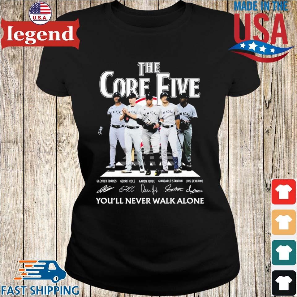 Official you'll Never Walk Alone New York Yankees The Core Five