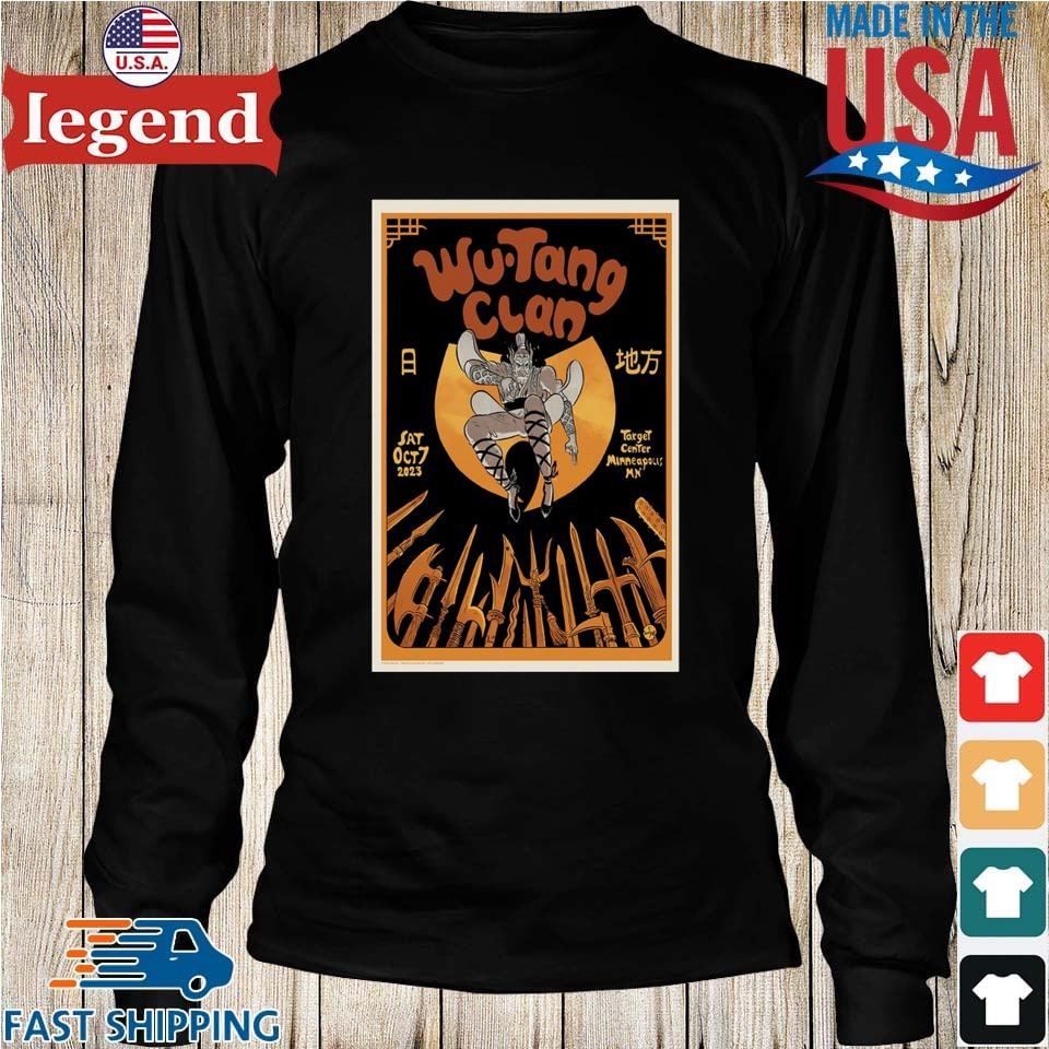 Wu-Tang Clan Target Center Minneapolis Oct 07, 2023 Poster Shirt