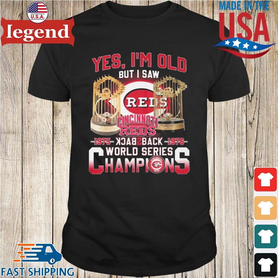 Custom Cincinnati Reds Youth Red Backer T-Shirt 