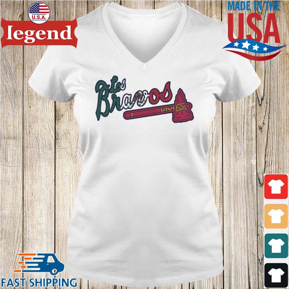Original Atlanta Braves Hometown Los Bravos T Shirt Navy, hoodie, sweater,  long sleeve and tank top