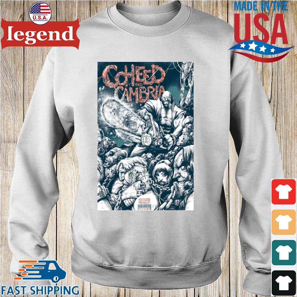 Coheed And Cambria Oct 7 2023 Hollywood Palladium T shirt Sweater