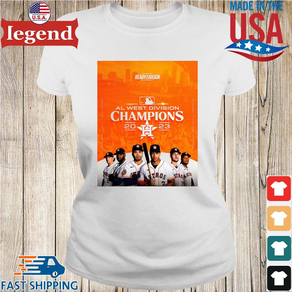 Official Houston Astros AL West Champs 2023 T-Shirt - Roostershirt