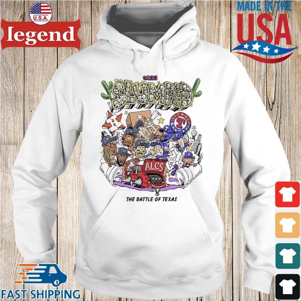 Official slumped ALCS The Battle Of Texas 2023 T-Shirts, hoodie