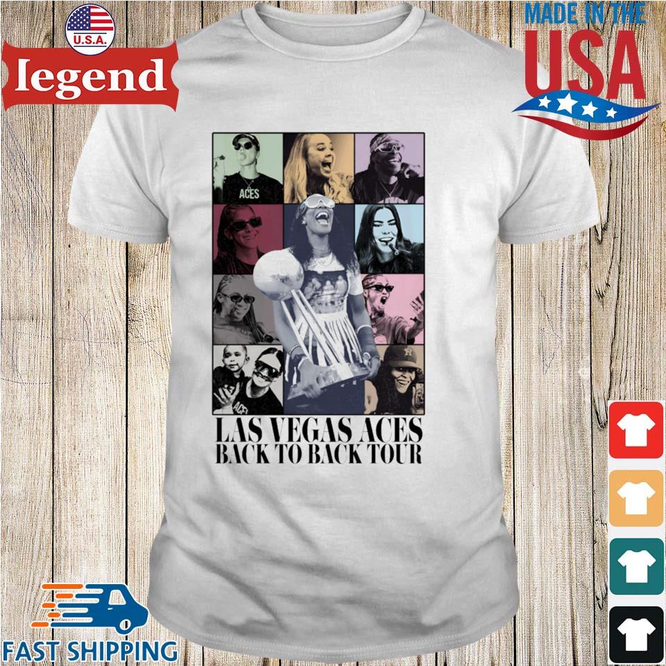 Eletees Las Vegas Aces Back to Back Tour Eras Tour Shirt