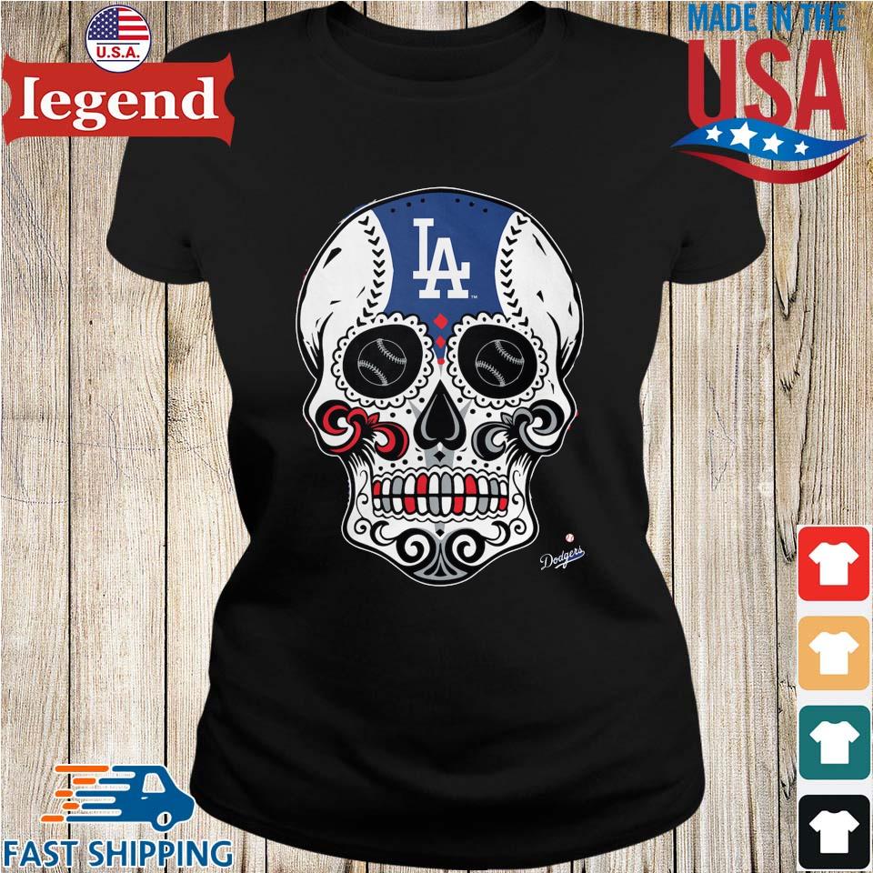 Los angeles dodgers Skull | Essential T-Shirt
