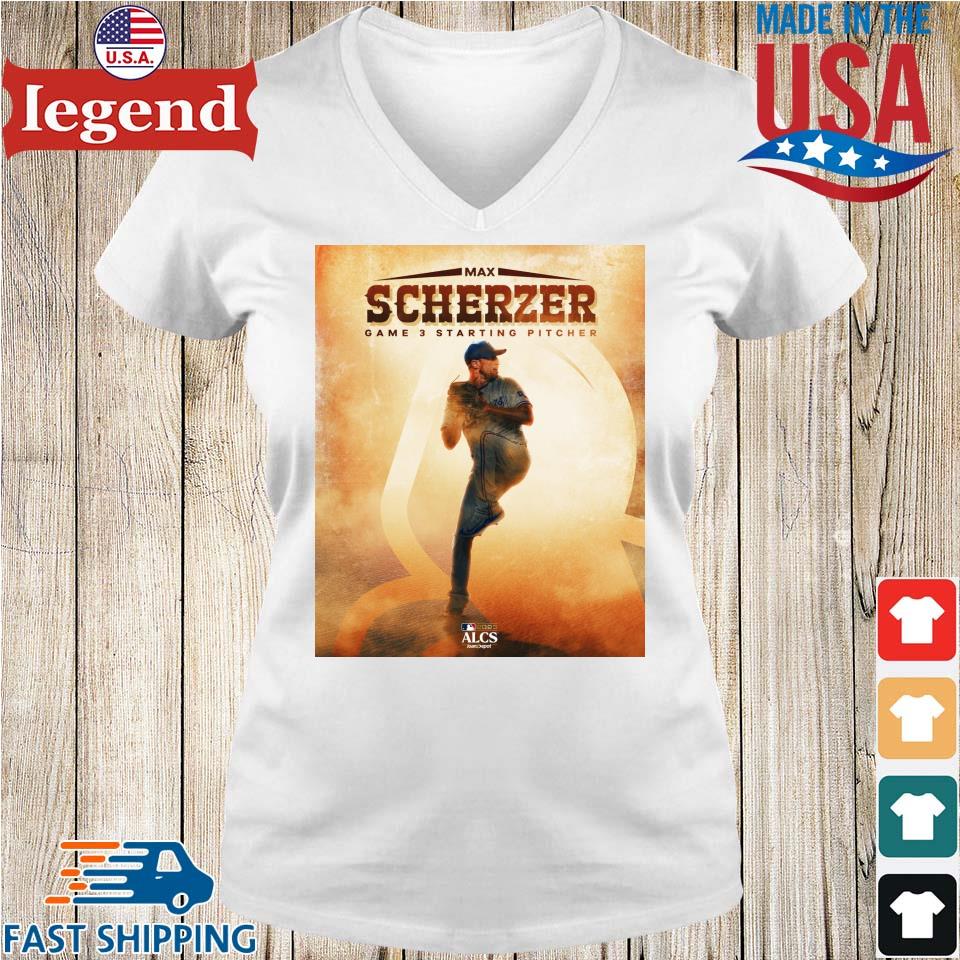 Max Scherzer Game 3 Starting Pitcher 2023 ALCS Shirt - Zorolam