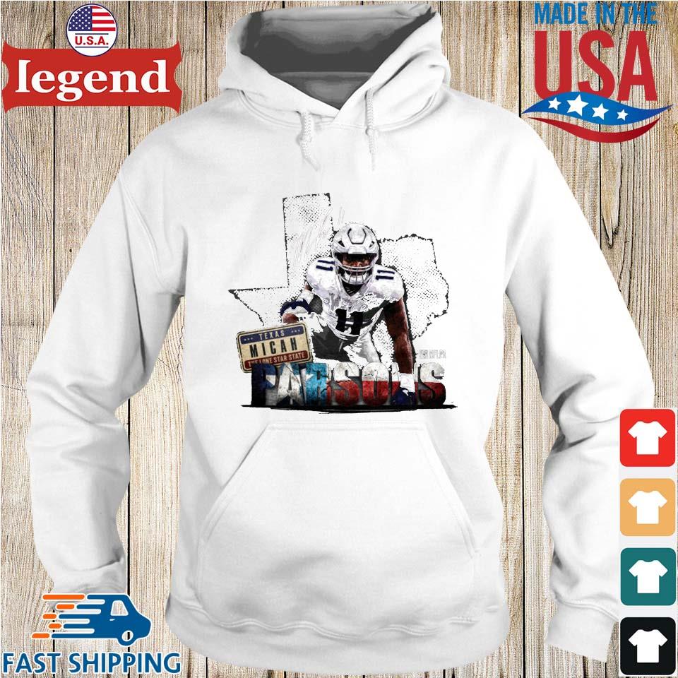 Micah parsons Dallas flag shirt, hoodie, sweater, long sleeve and tank top