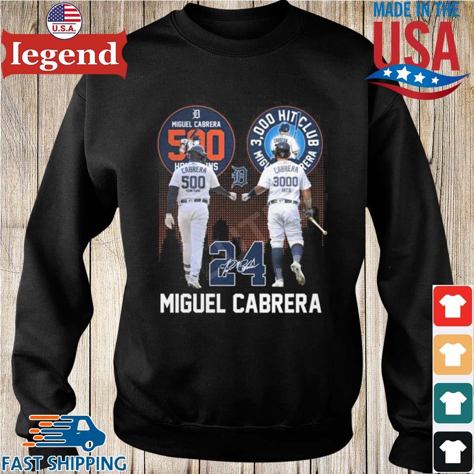 Miguel Cabrera 24 Signatures Detroit Tigers Signature Shirt - Limotees