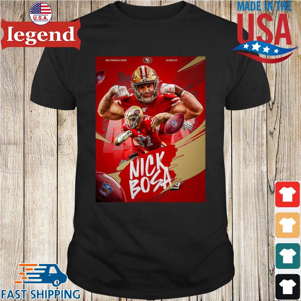 Vintage Nick Bosa San Francisco 49ers T-Shirt