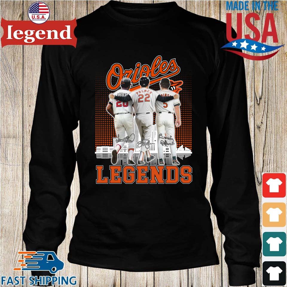 Original Baltimore Orioles Legends Frank Robinson Jim Palmer And Brooks  Robinson Signatures T-shirt,Sweater, Hoodie, And Long Sleeved, Ladies, Tank  Top