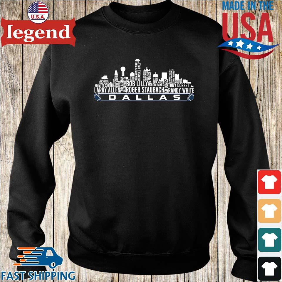 Original Dallas Cowboys Players Names Skyline T-shirt,Sweater, Hoodie, And Long  Sleeved, Ladies, Tank Top