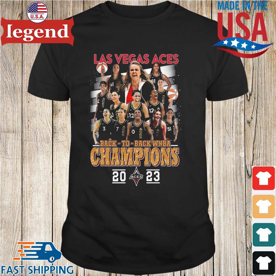 Las Vegas Aces Back To Back WNBA Champions 2023 T-Shirt, hoodie