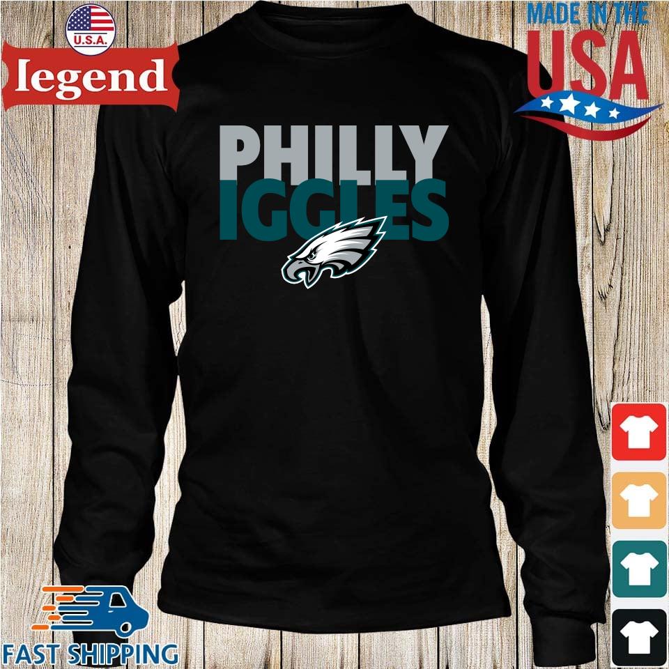 Philadelphia Eagles Youth Team Logo Long Sleeve T-Shirt - Green