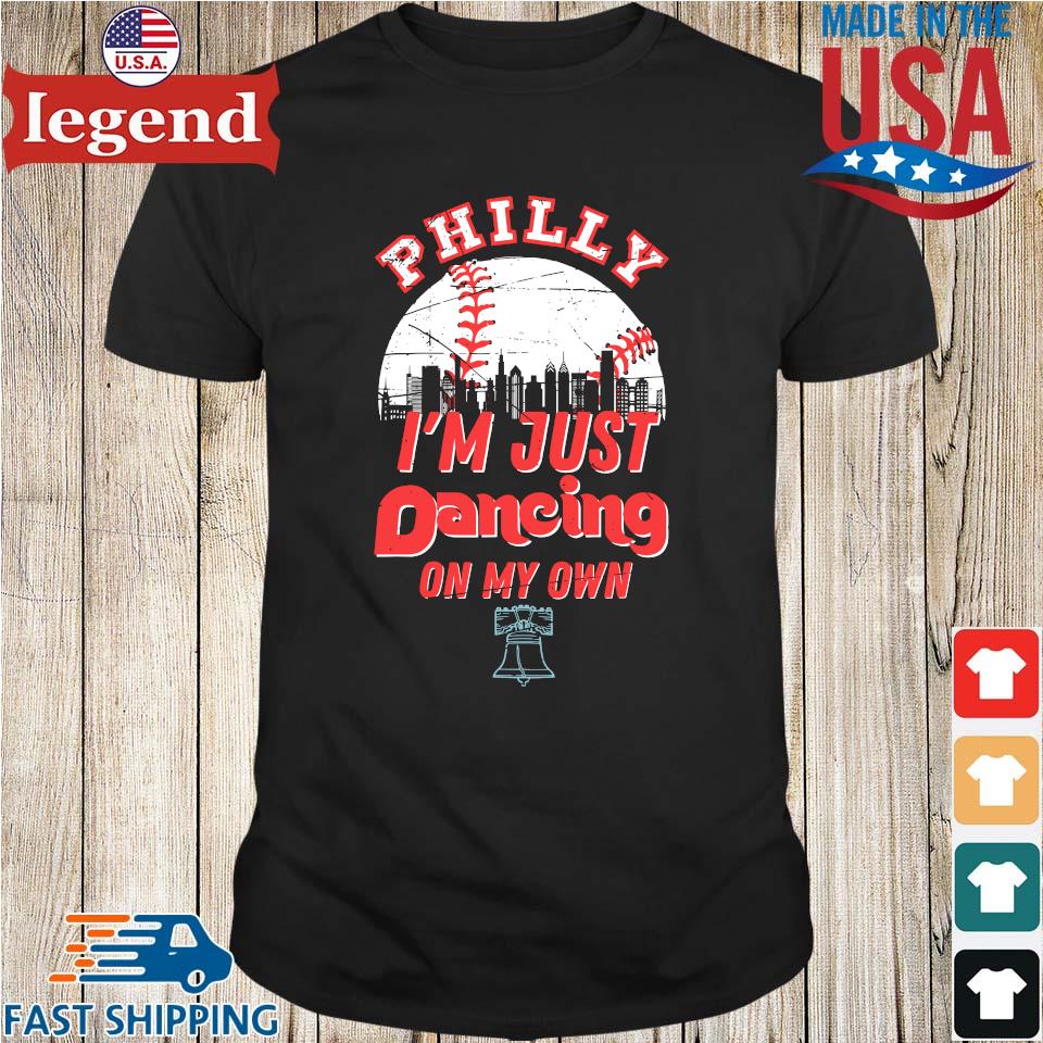 Phillies Dancing On My Own Sweatshirt, Light Blue Phillies Shirt
