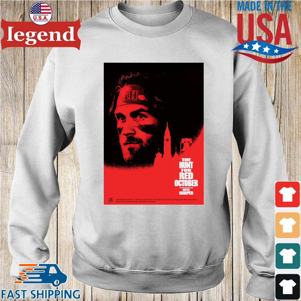 The Hunt For October Phi Bryce Harper Shirt, hoodie, sweater, long sleeve  and tank top