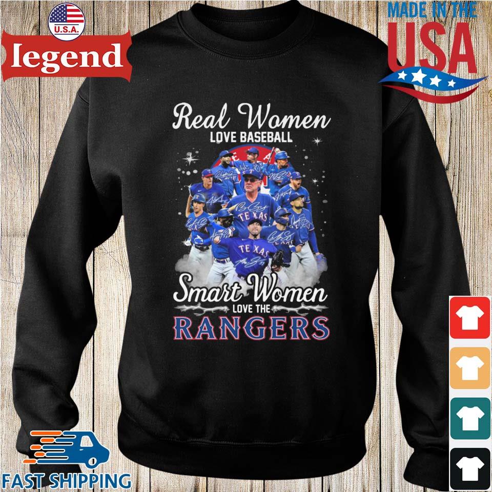 Real Women Love Baseball Smart Women Love The Dodgers T-Shirt - Growkoc