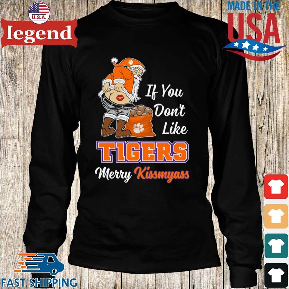 Santa Claus If You Don't Like Detroit Tigers Merry Kissmyass T-shirt