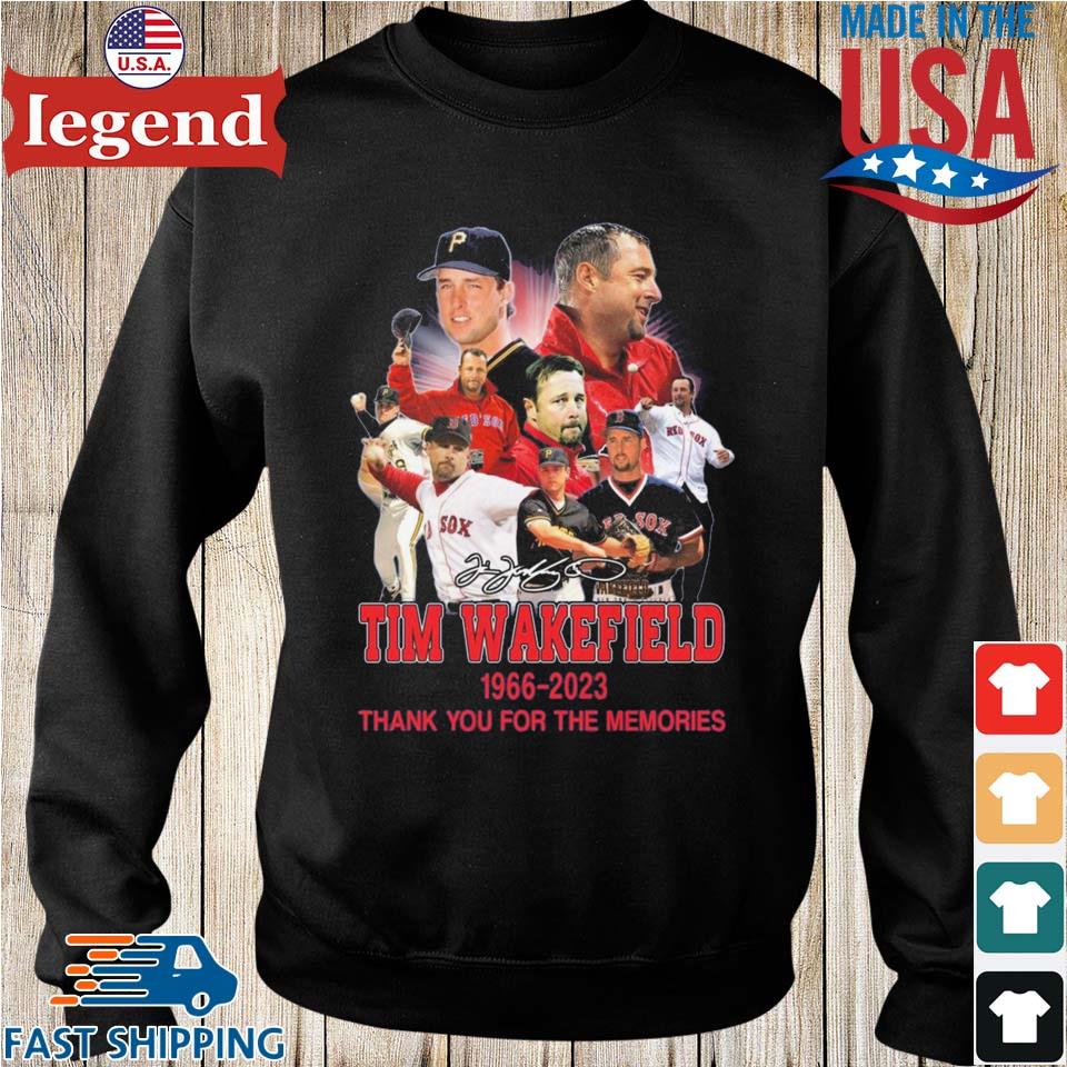 In Memory Of 1966-2023 Tim Wakefield Thank You For The Memories T-shirt -  Shibtee Clothing