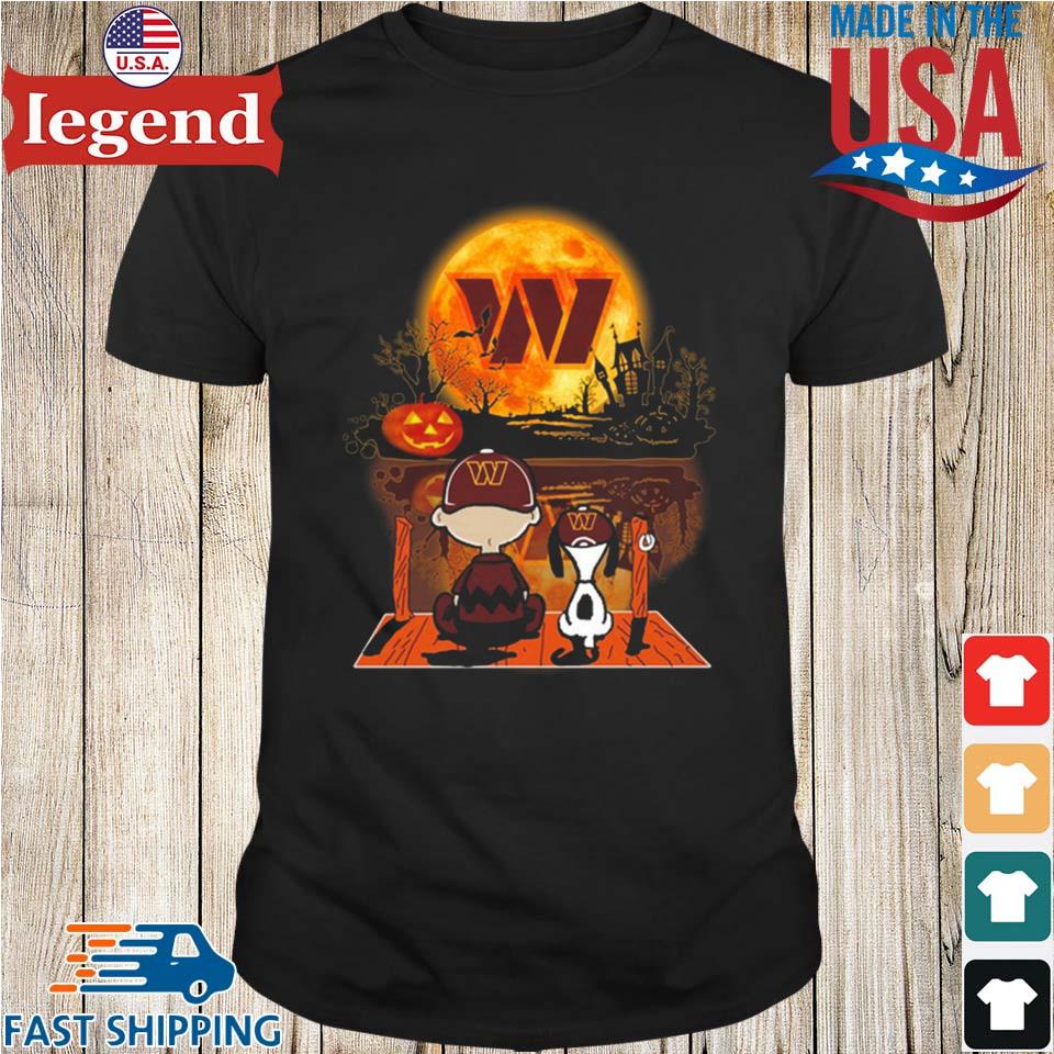 Washington Commanders Snoopy Charlie Brown Tee Shirt Hoodie Tank-Top Quotes