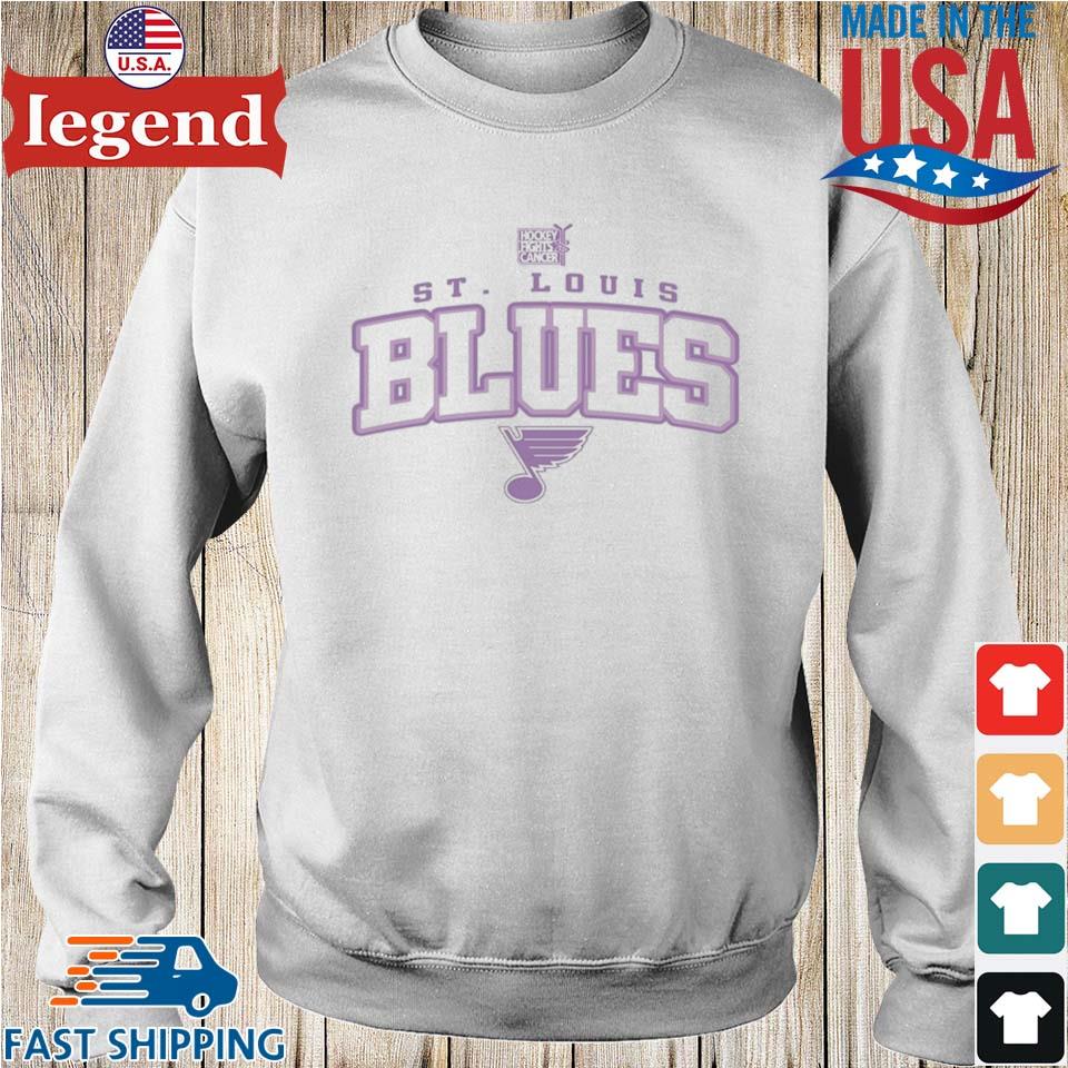 Official St. Louis Blues Levelwear Hockey Fights Cancer Richmond T-Shirt,  hoodie, sweater, long sleeve and tank top