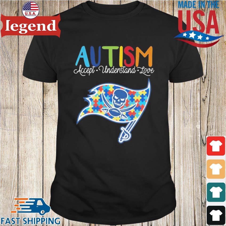 Tampa Bay Buccaneers NFL Special Autism Awareness Design Hoodie T Shirt -  Growkoc