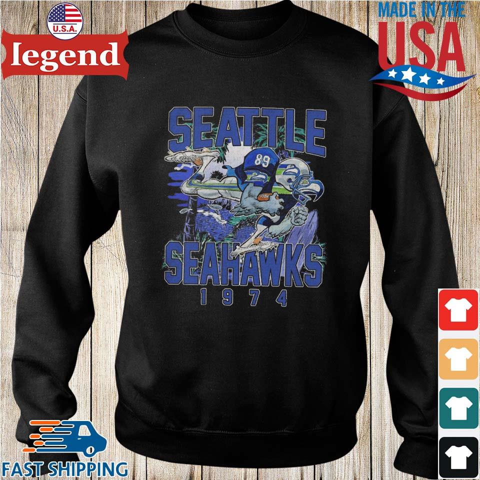 NFL Blue and Green Seattle Seahawks logo shirt, hoodie, sweater, long  sleeve and tank top