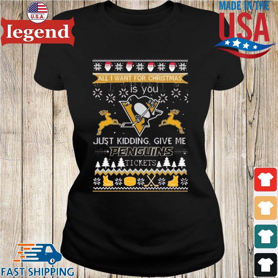 Pittsburgh penguins christmas t hot sale shirt