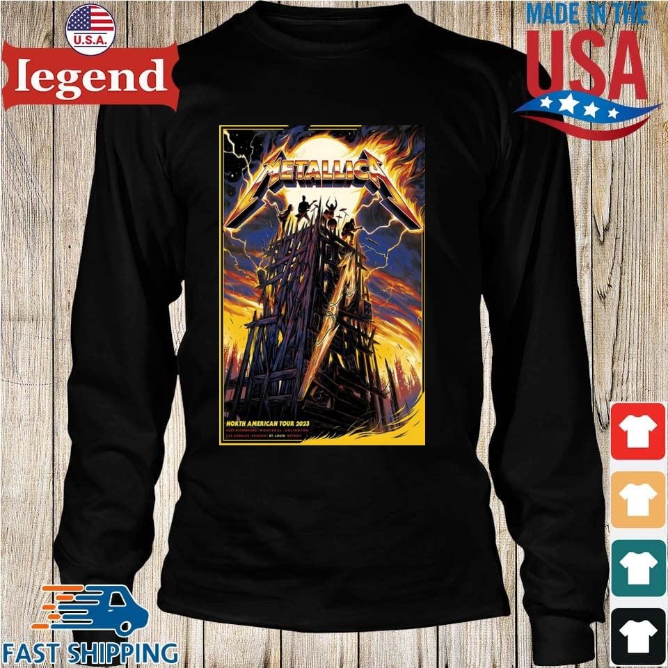 Official 2023 Metallica M72 St. Louis Tour Shirt, hoodie, sweater, long  sleeve and tank top